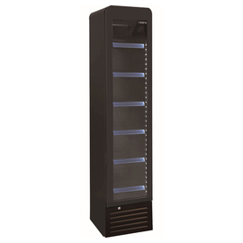 beverage fridge DK 134 PRO ROUND black with glass door | 130.0 ltr | static cooling product photo