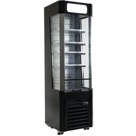 refrigerated display racks Klara black 132 ltr 230 volts | 3 shelves product photo