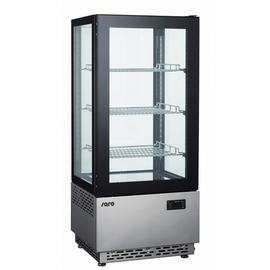 refrigerated vitrine LINDA black 78 ltr 230 volts | 3 floors product photo