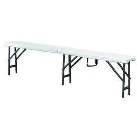 party bench SIESTA white | 1830 mm  x 300 mm product photo