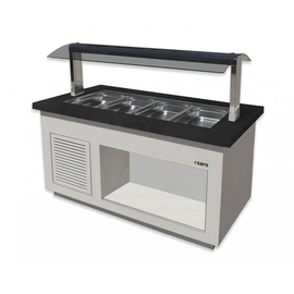 Salad bar PREMIUM LINE SB-K170 white | suitable for 4 x GN 1/1 product photo