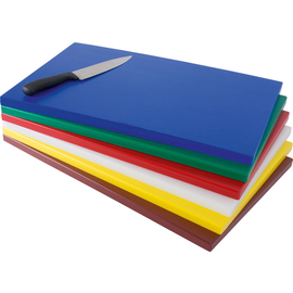 cutting board GN 1/1 polyethylene • white usable on both sides | 530 mm x 325 mm H 18 mm product photo