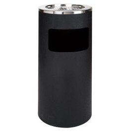 waste collector|stand ashtray AF 202 AB steel black floor model  Ø 300 mm  H 720 mm product photo
