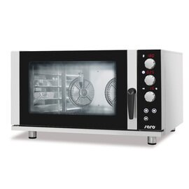 Hot air oven with steam function, model HOMS 644-DM, stainless steel, 4 drawers 600 x 400 mm product photo