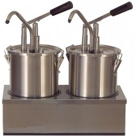 sauce dispenser PD-002 2 x 4.5 ltr  L 405 mm  H 435 mm product photo