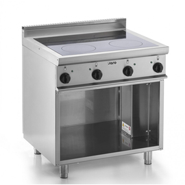 induction stove E7/CUI14BAL handling per turning knob 400 volts 14 kW | open base unit product photo