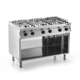 gas stove F7/FUG6BA | open base unit | 6 cooking zones product photo