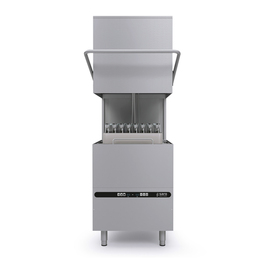 hood type dishwasher DRESDEN 400 volts with drain pump with detergent dosing pump product photo