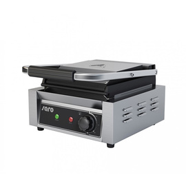 contact grill PG 1 | griddle plate made of cast iron grooved | grooved product photo