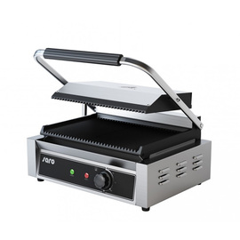 contact grill PG 1 B | 230 volts | cast iron • grooved product photo