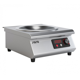 Wok induction hob VIKTORIA handling per turning knob 400 volts 5 kW product photo