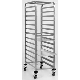 bakery trolley | shelf trolley KT600 baker's standard 14 slots für 600 x 400 x H 100 mm product photo