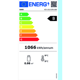 refrigerator GTK 600 black | glass door | convection cooling product photo  S