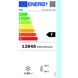 freezer GTK 1480 black | convection cooling product photo  S