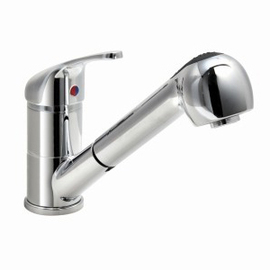 one-hole mixer tap with fitting SILKE 3/8" outreach 230 mm  H 270 mm product photo