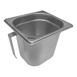 1/6 GN spice hopper ESTELA stainless steel with handle product photo