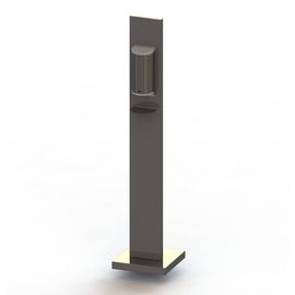 disinfectant dispenser VALERIE with sensor floor model lockable 800 ml 305 mm x 305 mm H 1300 mm product photo