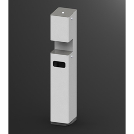 disinfectant dispenser CARLOTTA with sensor Mobile stand model white 800 ml 220 mm x 280 mm H 1300 mm product photo