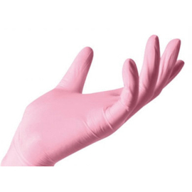 nitrile gloves Efficient Plus L pink product photo