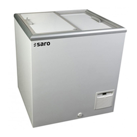 commercial deep freezer CUBE 22 with sliding lid L 764 mm W 694 mm H 867 mm product photo