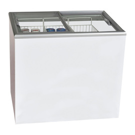 commercial deep freezer NOVA 35 with glass sliding lid L 1094 mm W 694 mm H 867 mm product photo