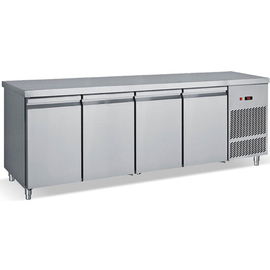 refrigerated table PG 239 with 4 wing doors | 2390 mm x 700 mm H 850 mm product photo