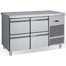 refrigerated table PG 139 S | 4 drawers | 1390 mm x 700 mm H 850 mm product photo