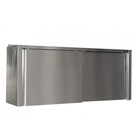 stainless steel wall cabinet 1000 mm x 400 mm H 600 mm with sliding doors product photo