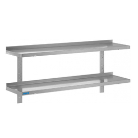 wall rack 2 shelves  L 800 mm  B 400 mm  H 750 mm product photo