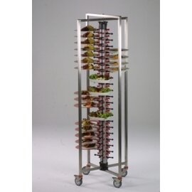 plate stacking system PM-84 KLAPPBAR number of plates 84 | 4 swivel castors product photo