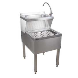 hand wash basin|drain sink Hanna floor model cladded | 500 mm x 600 mm H 850 mm product photo