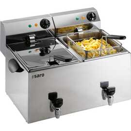 fryer PROFRI 88V | 2 basins 2 baskets 16 ltr | 230 volts 6.5 kW product photo