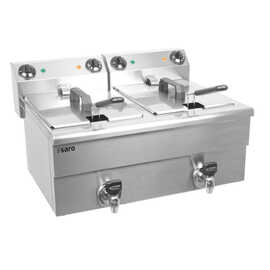 fryer FE 102 | 2 basins 2 baskets 20 ltr | 230 volts 6.5 kW product photo