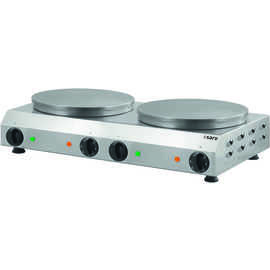 Crêpes iron electric PIERRE with 2 baking plates 400 volts 4800 watts product photo