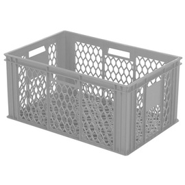 bakery crate BK280 perforated | orange | 600 mm x 400 mm H 280 mm product photo