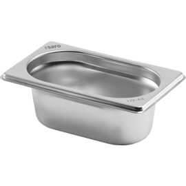 gastronorm container GN 1/9 x 100 mm | 1 ltr | stainless steel TOP LINE Saro product photo