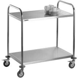 serving trolley|clearing trolley FELIX  | 2 shelves  L 860 mm  B 540 mm  H 940 mm product photo