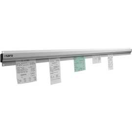 receipt holder SARO-QUICK aluminium for wall mounting  L 600 mm product photo