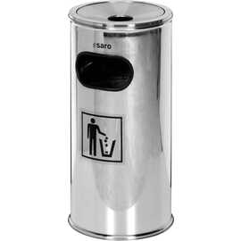 waste collector|stand ashtray REMCO stainless steel floor model  Ø 300 mm  H 605 mm product photo