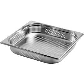 GN container GN 2/3 x 65 mm | stainless steel BUDGET LINE | base perforated product photo