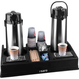 coffee station LEO 2 black  L 655 mm  B 330 mm  H 145 mm product photo
