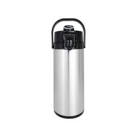 vacuum pump jug 2.2 ltr stainless steel glass insert pressure cap product photo