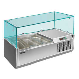 countertop cooling vitrine VRX 955/380 suitable for 3 x GN 1/3 - 150 mm product photo
