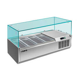 countertop cooling vitrine VRX 1200/380 suitable for 4 x GN 1/3 - 150 mm product photo