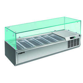 countertop cooling vitrine VRX 1500/380 suitable for 6 x GN 1/3 - 150 mm product photo