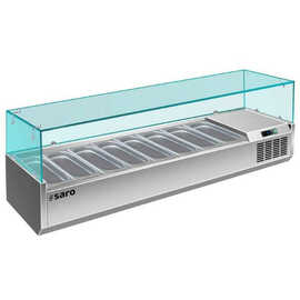 countertop cooling vitrine VRX 1800/380 suitable for 8 x GN 1/3 - 150 mm product photo