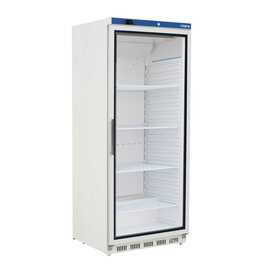 storage fridge HK 600 GD white with glass door | static cooling product photo