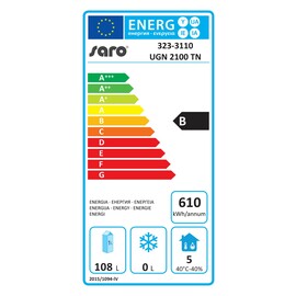 undercounter cooling table UGN 2100 TN 350 watts 214 ltr | 2 solid doors product photo Missing translation S