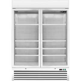 freezer D 920 white with 2 glass doors | convection cooling product photo