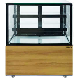 pastry showcase MAXIME 300 l 230 volts | 2 glass shelves  | wood panelling product photo